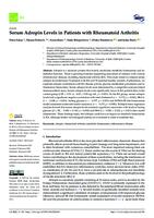 prikaz prve stranice dokumenta Serum Adropin Levels in Patients with Rheumatoid Arthritis